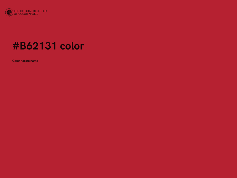 #B62131 color image