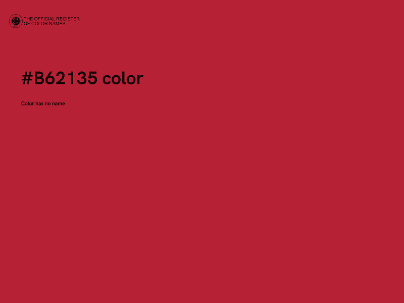 #B62135 color image