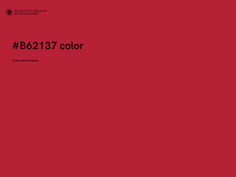 #B62137 color image