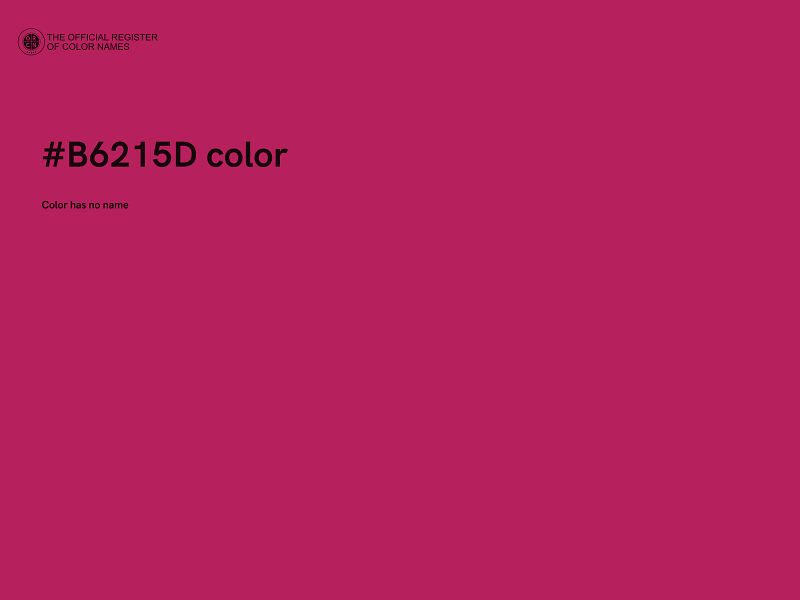 #B6215D color image