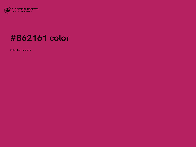 #B62161 color image