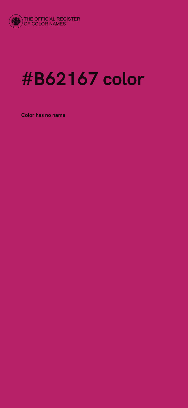 #B62167 color image