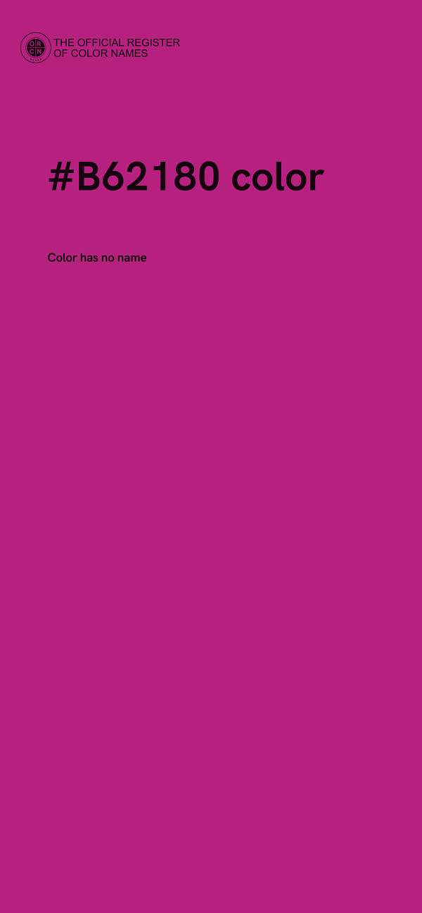 #B62180 color image