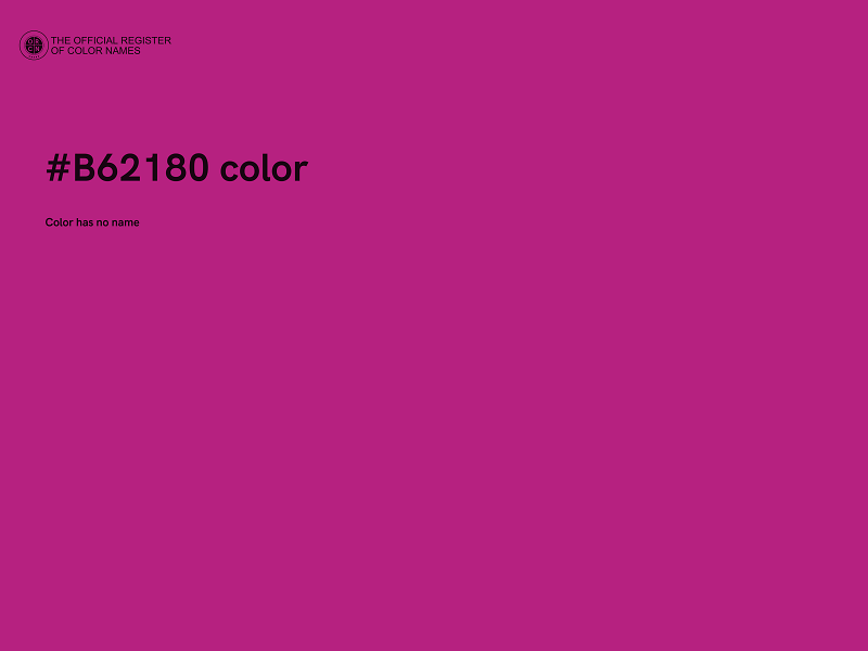 #B62180 color image