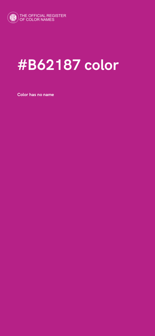 #B62187 color image