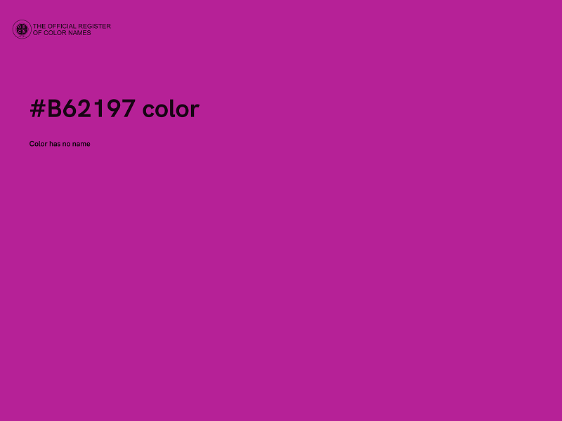 #B62197 color image