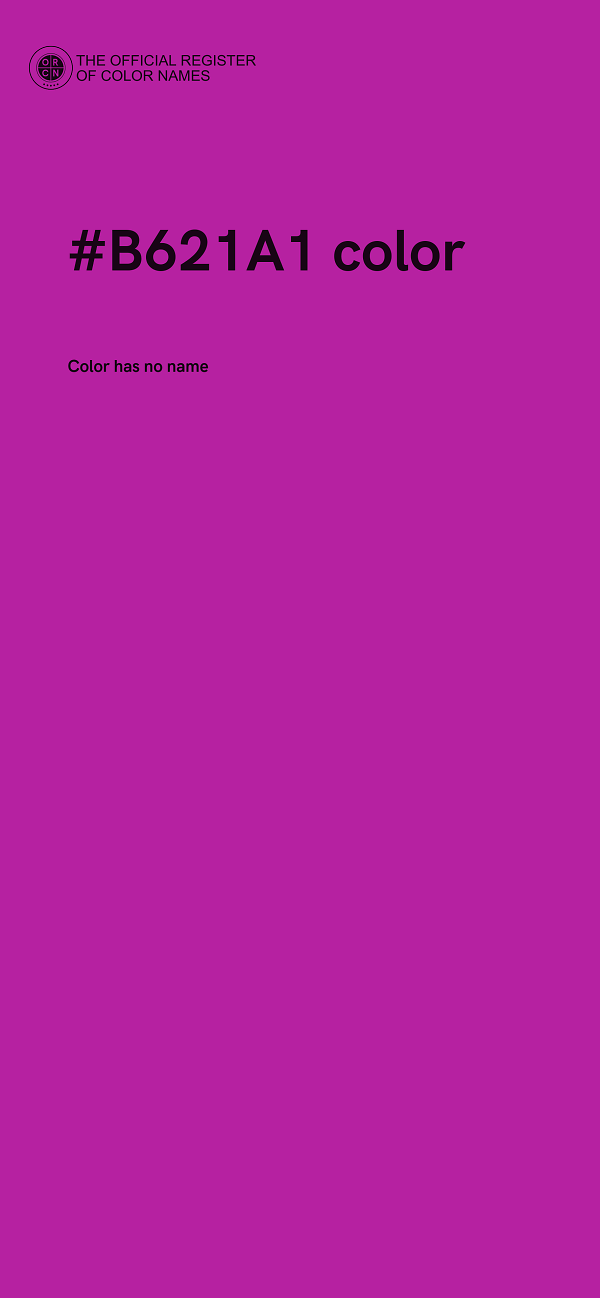 #B621A1 color image