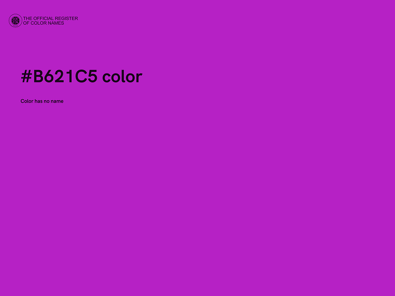 #B621C5 color image