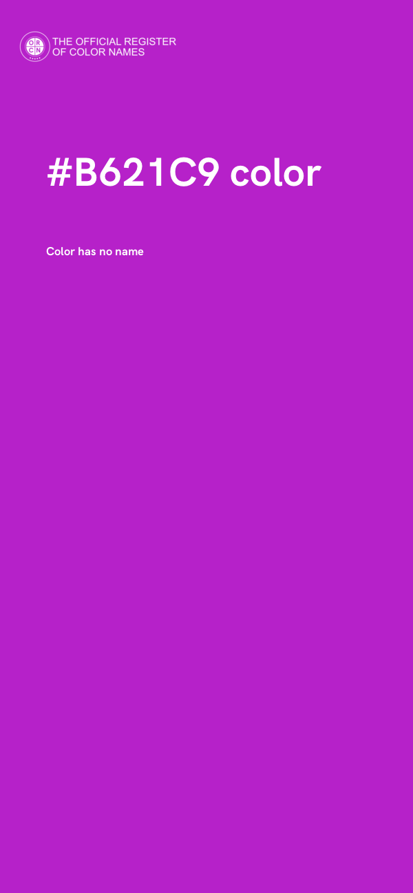 #B621C9 color image
