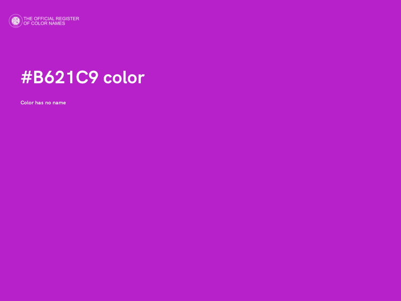 #B621C9 color image