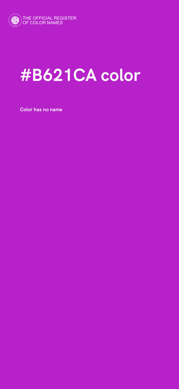 #B621CA color image