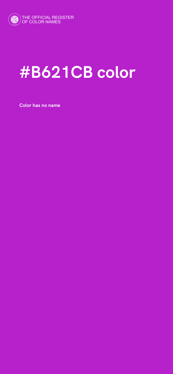 #B621CB color image