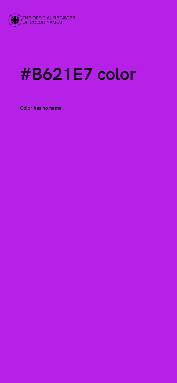 #B621E7 color image