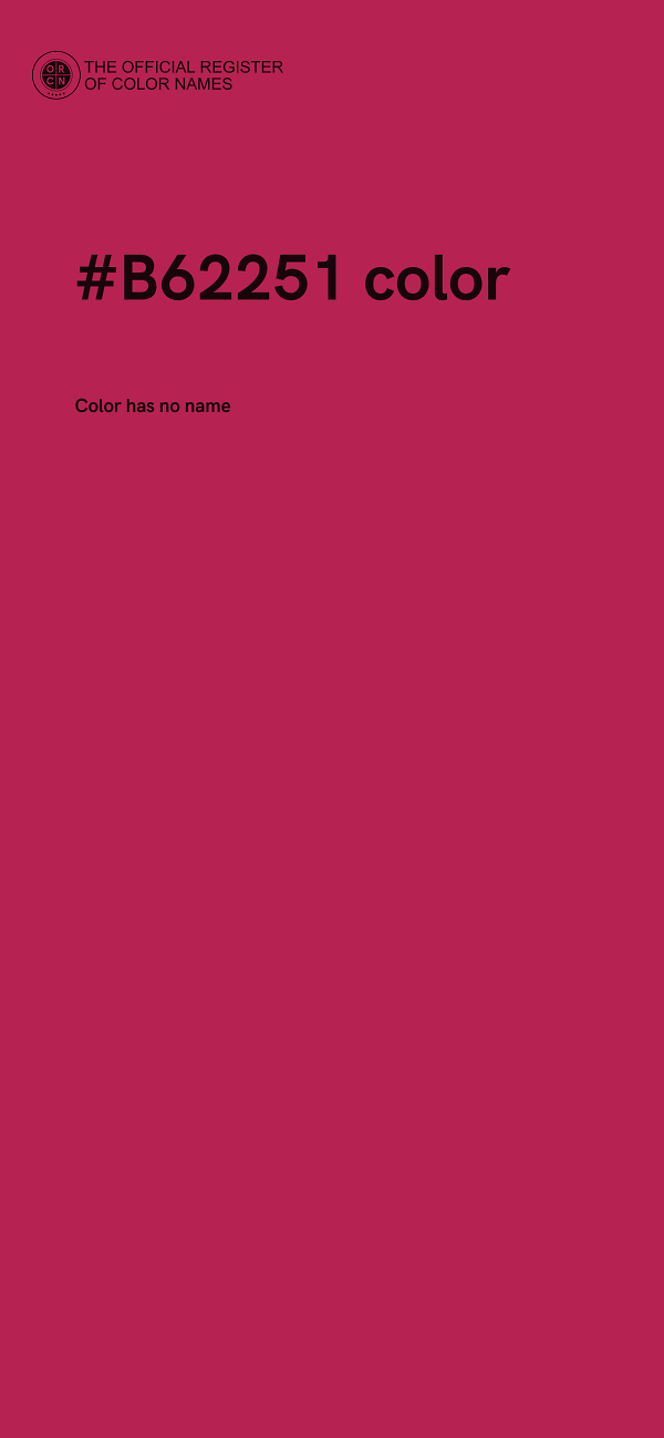 #B62251 color image