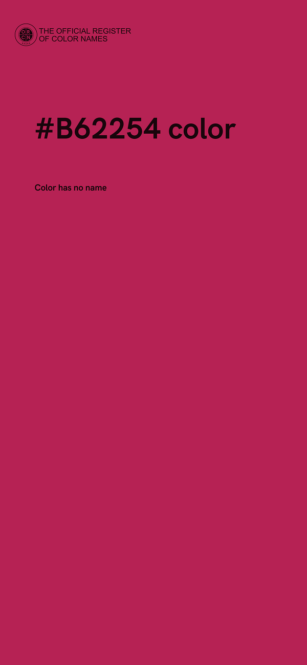 #B62254 color image