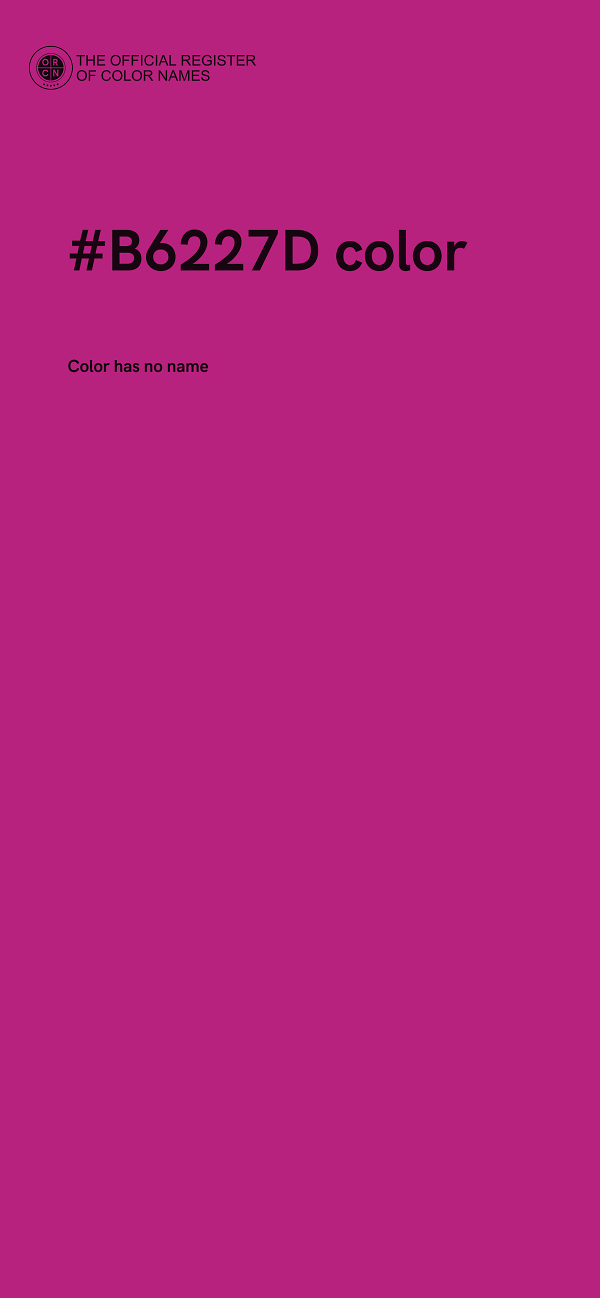 #B6227D color image