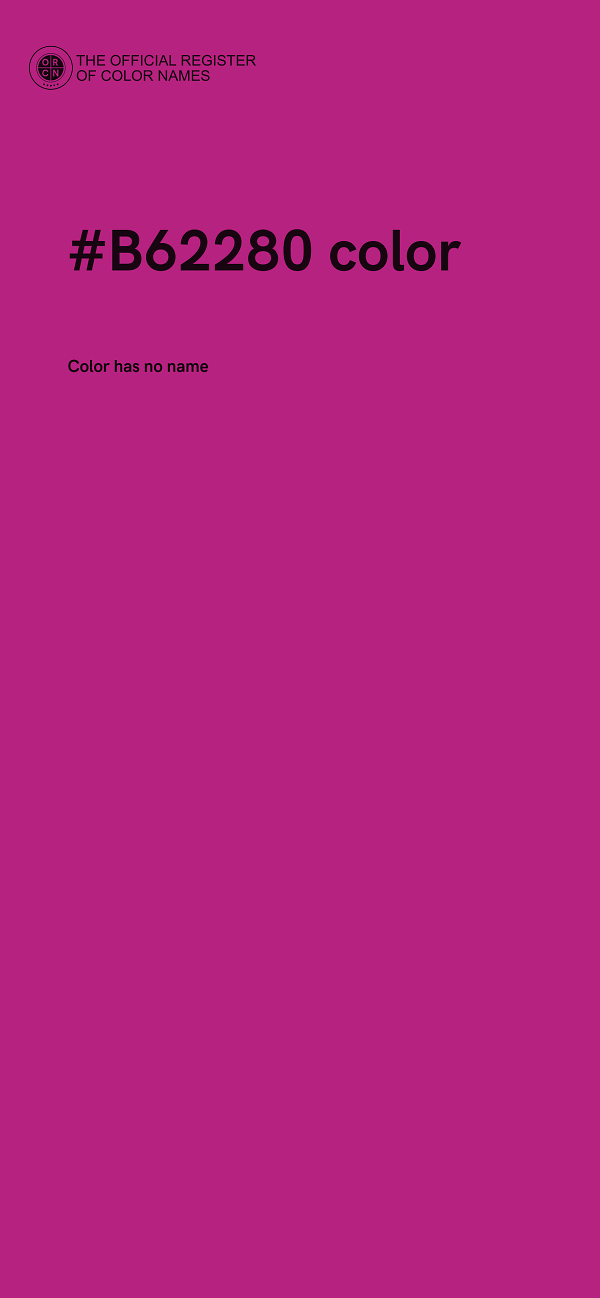 #B62280 color image