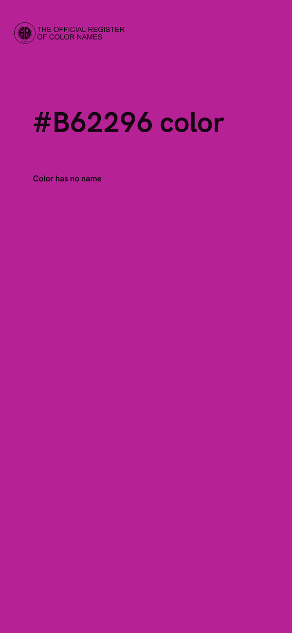#B62296 color image