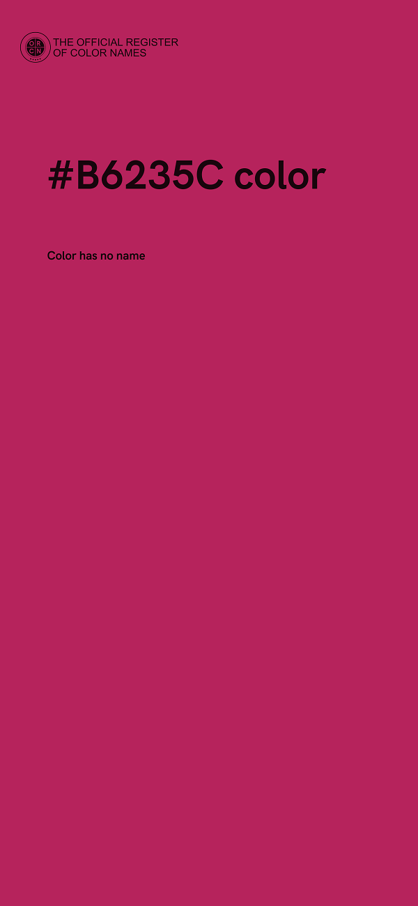 #B6235C color image