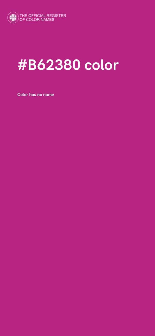#B62380 color image