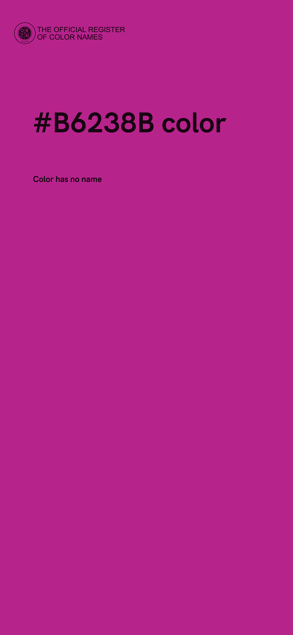 #B6238B color image