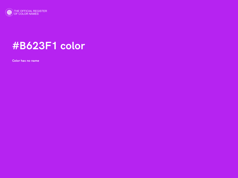 #B623F1 color image