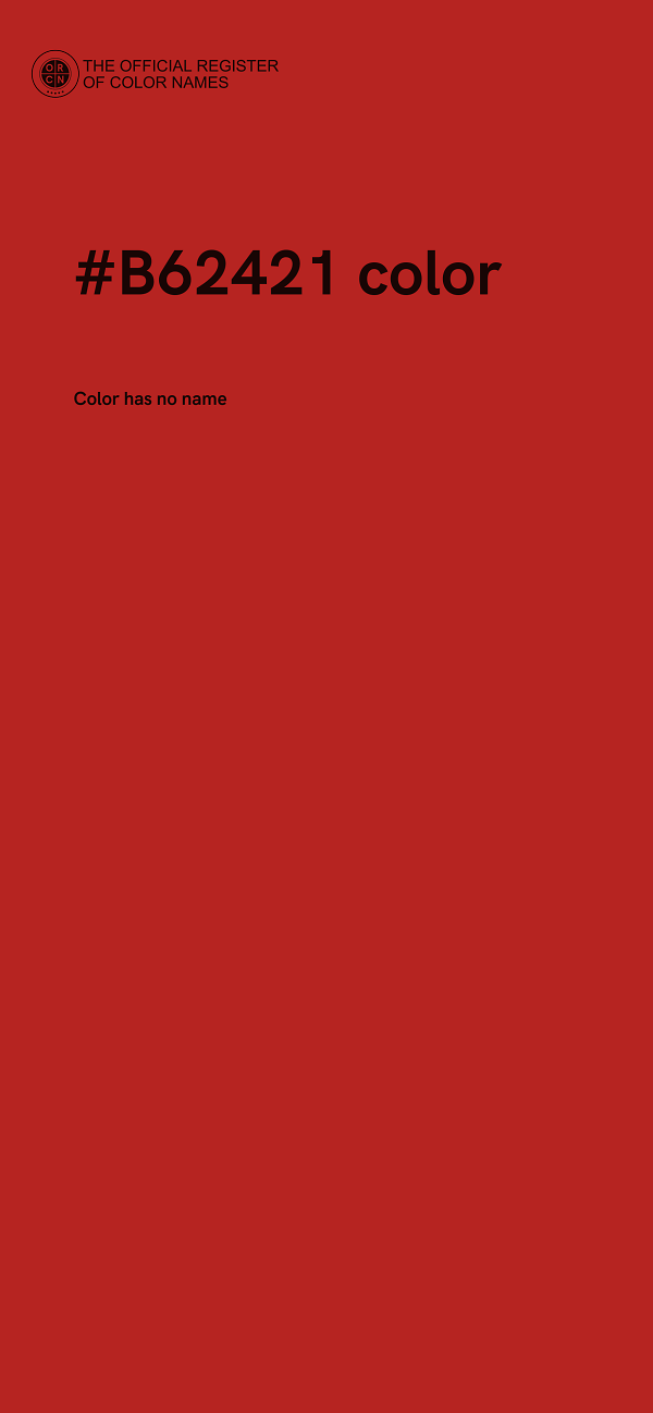 #B62421 color image