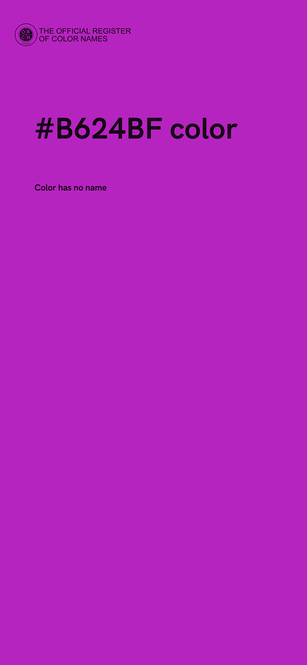 #B624BF color image