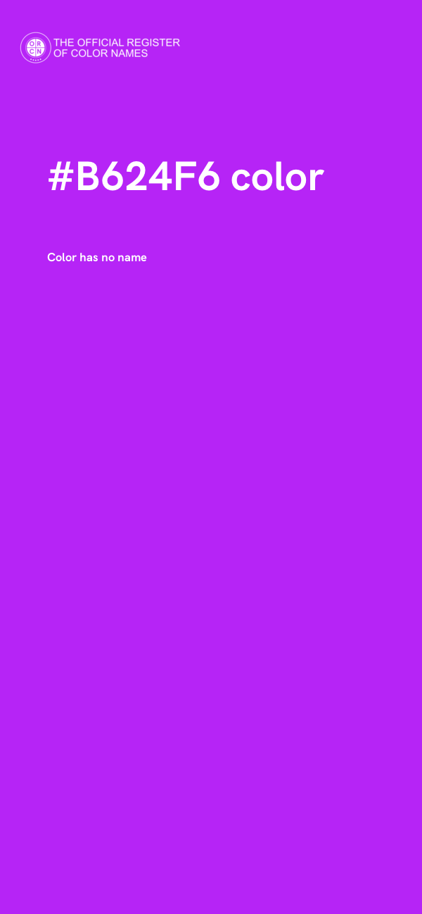 #B624F6 color image
