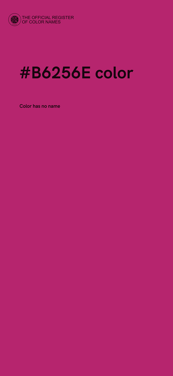 #B6256E color image
