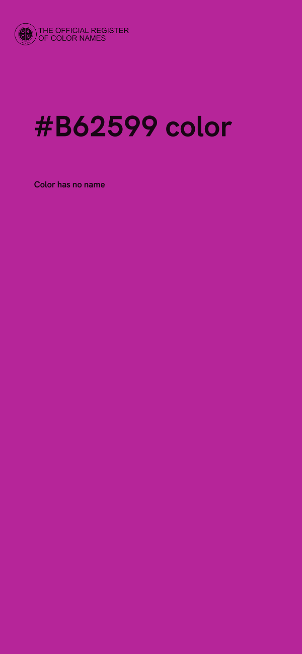 #B62599 color image