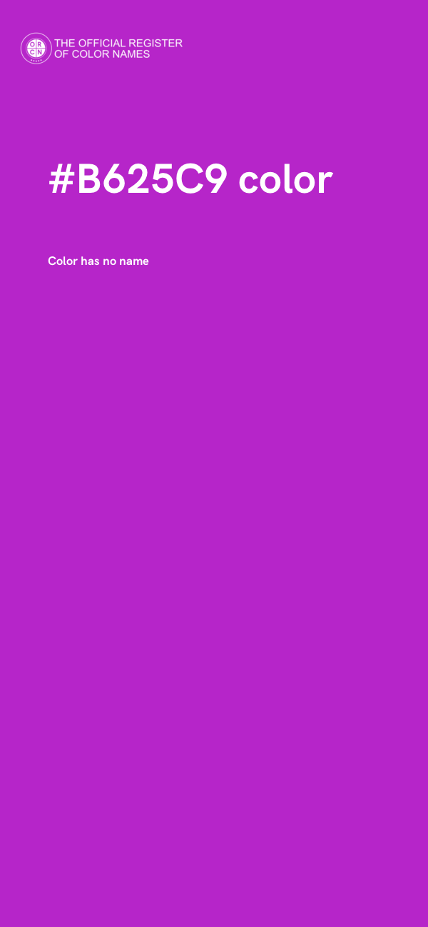 #B625C9 color image
