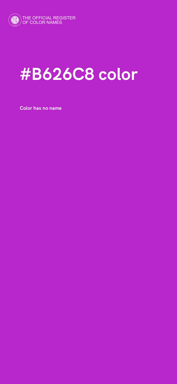 #B626C8 color image