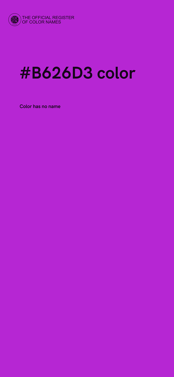 #B626D3 color image