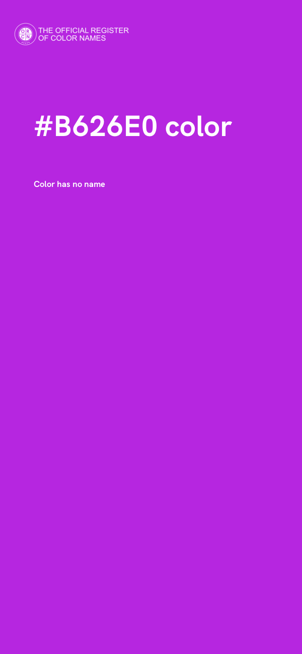 #B626E0 color image