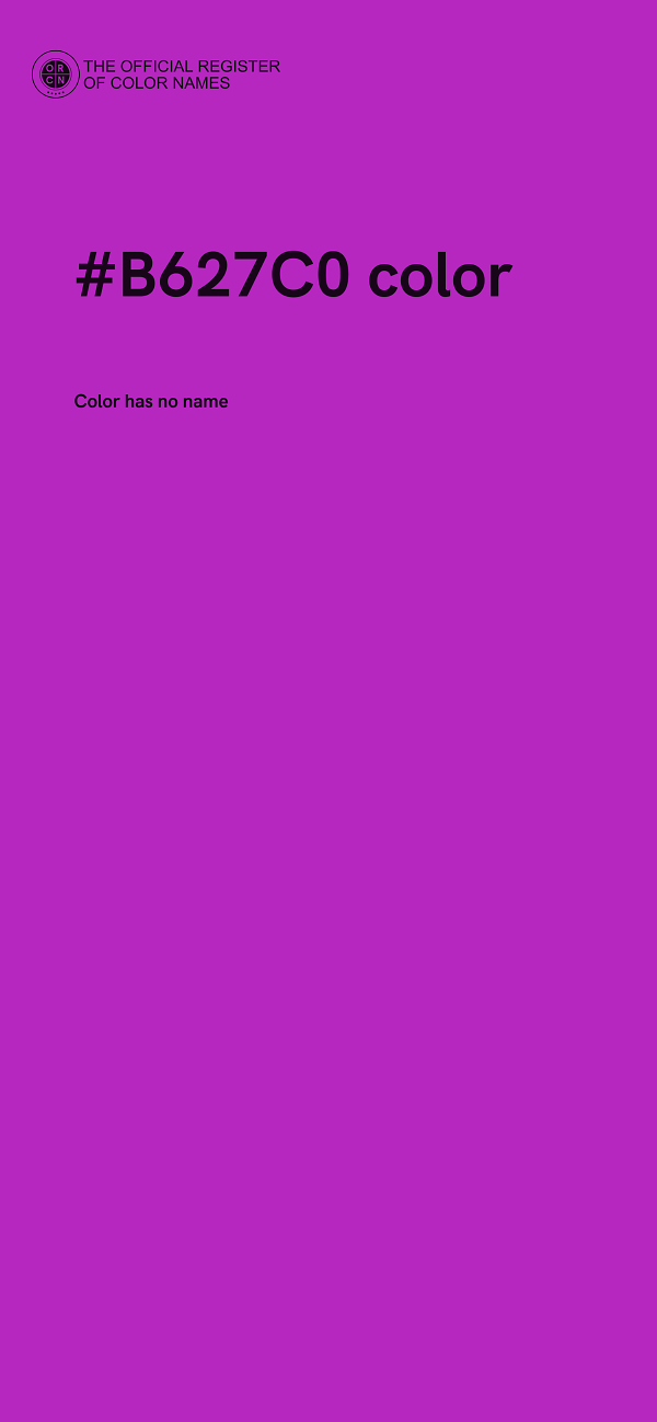 #B627C0 color image