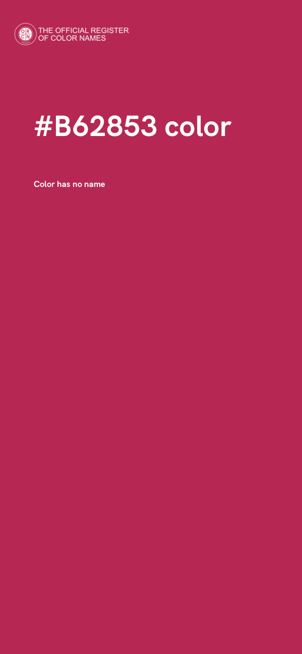 #B62853 color image