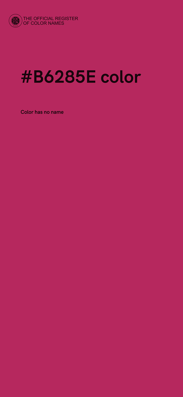 #B6285E color image