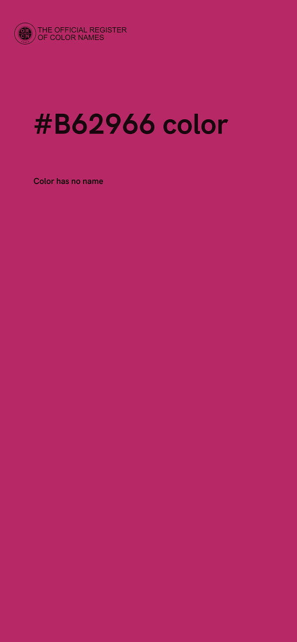 #B62966 color image