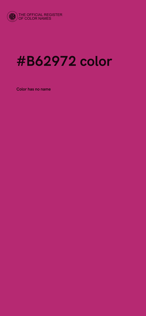 #B62972 color image