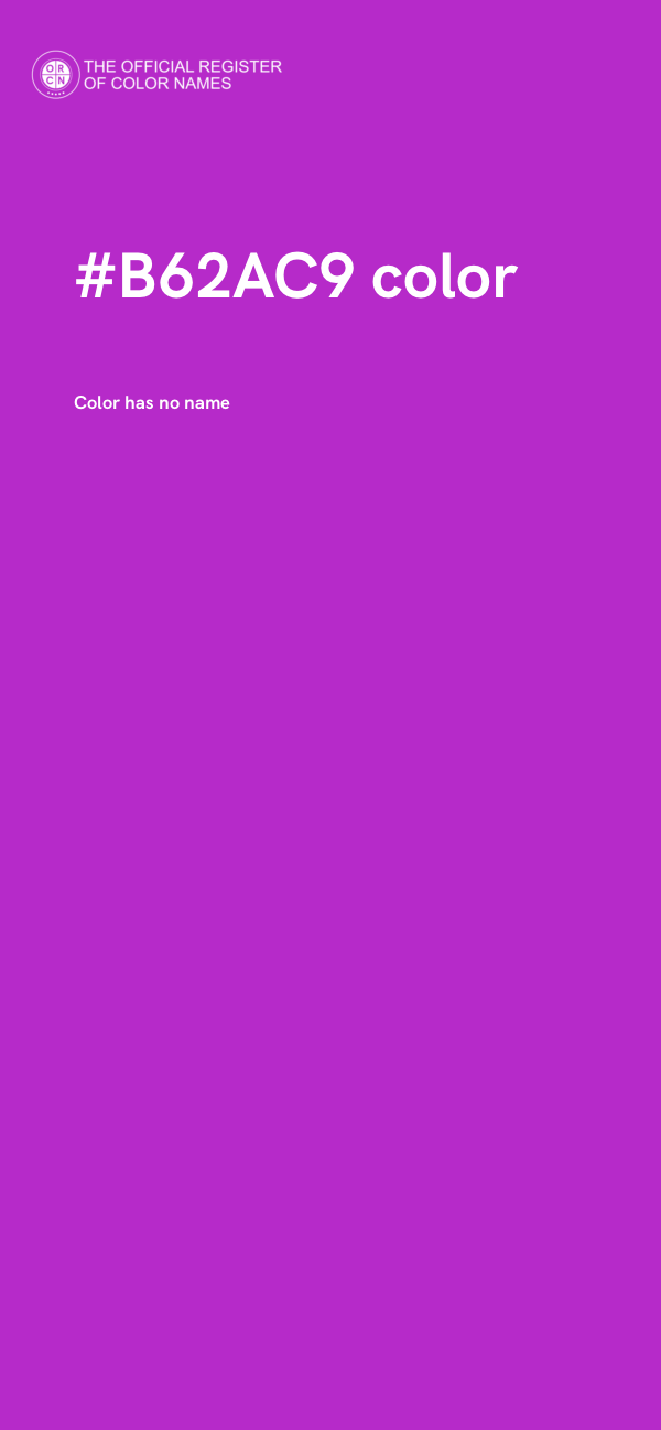 #B62AC9 color image