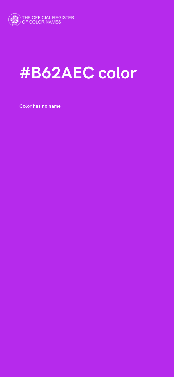 #B62AEC color image