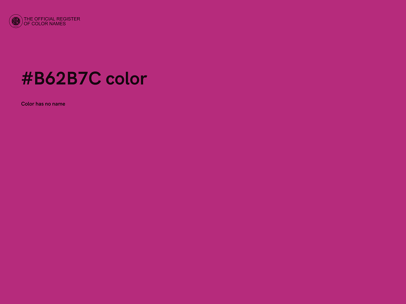 #B62B7C color image