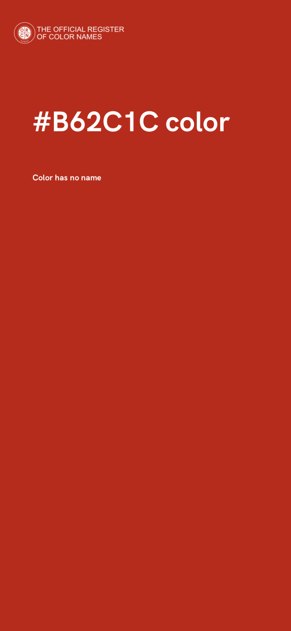 #B62C1C color image
