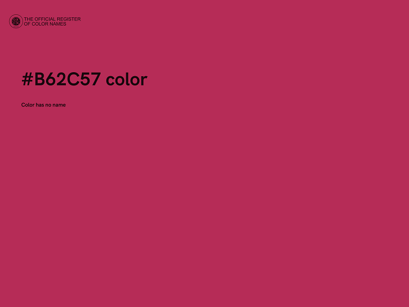 #B62C57 color image