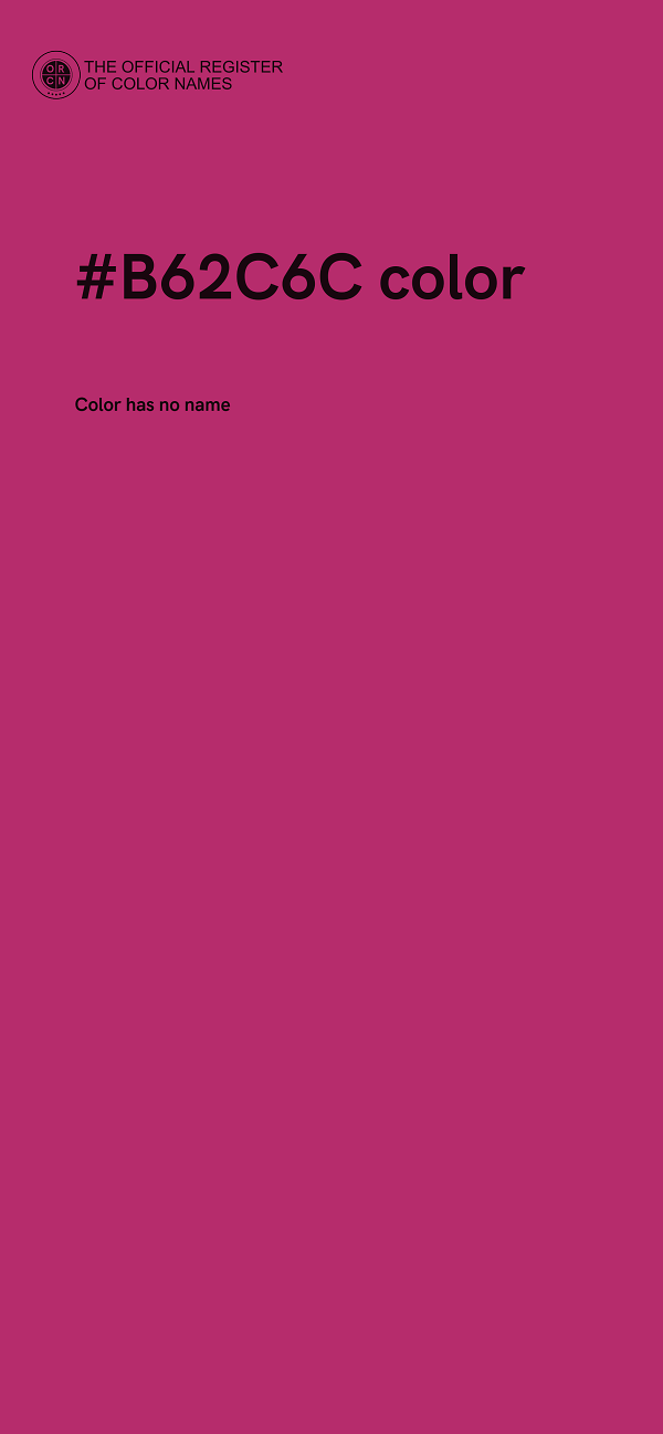 #B62C6C color image
