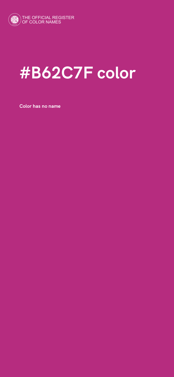 #B62C7F color image