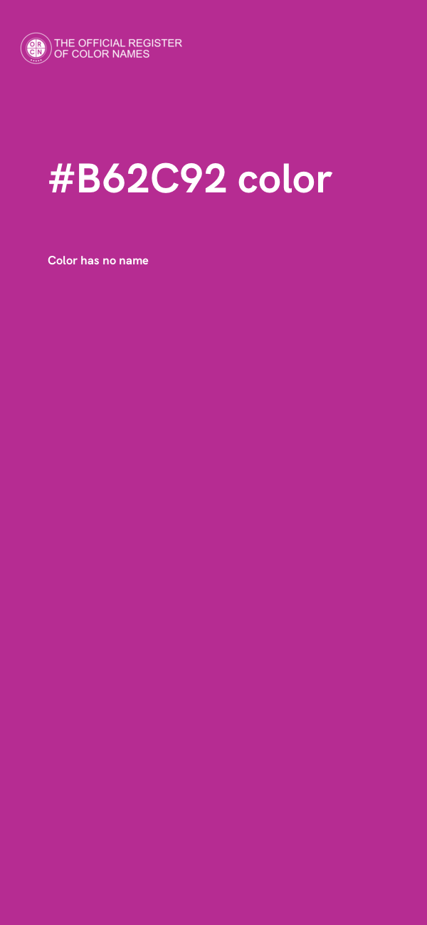 #B62C92 color image