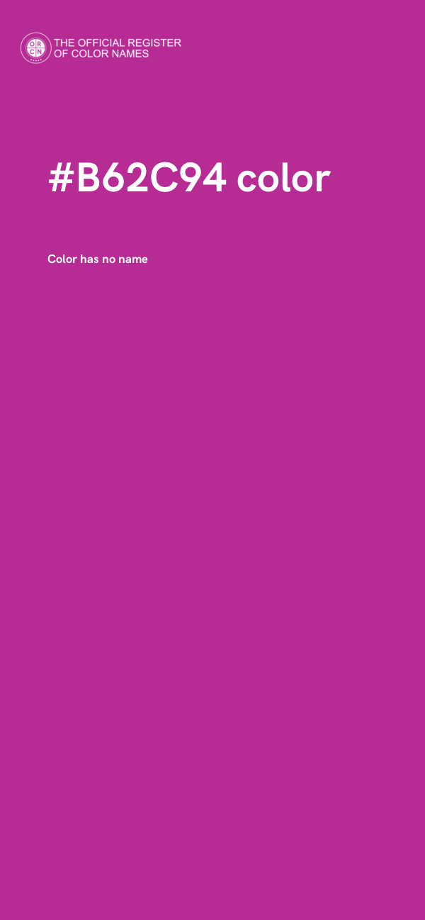#B62C94 color image