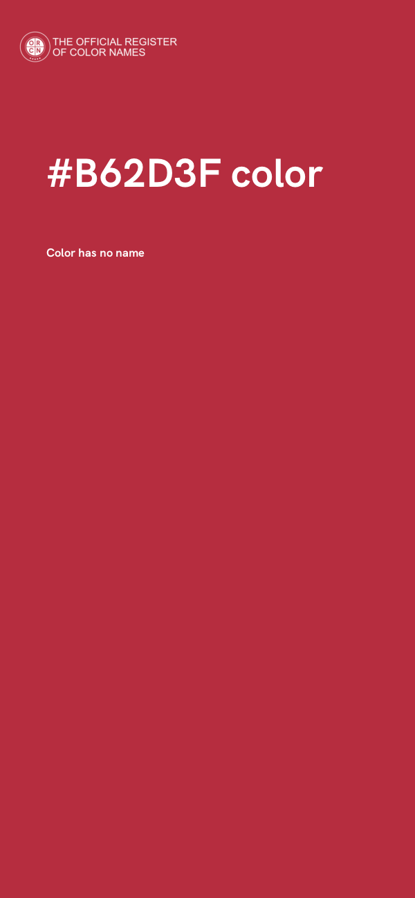 #B62D3F color image